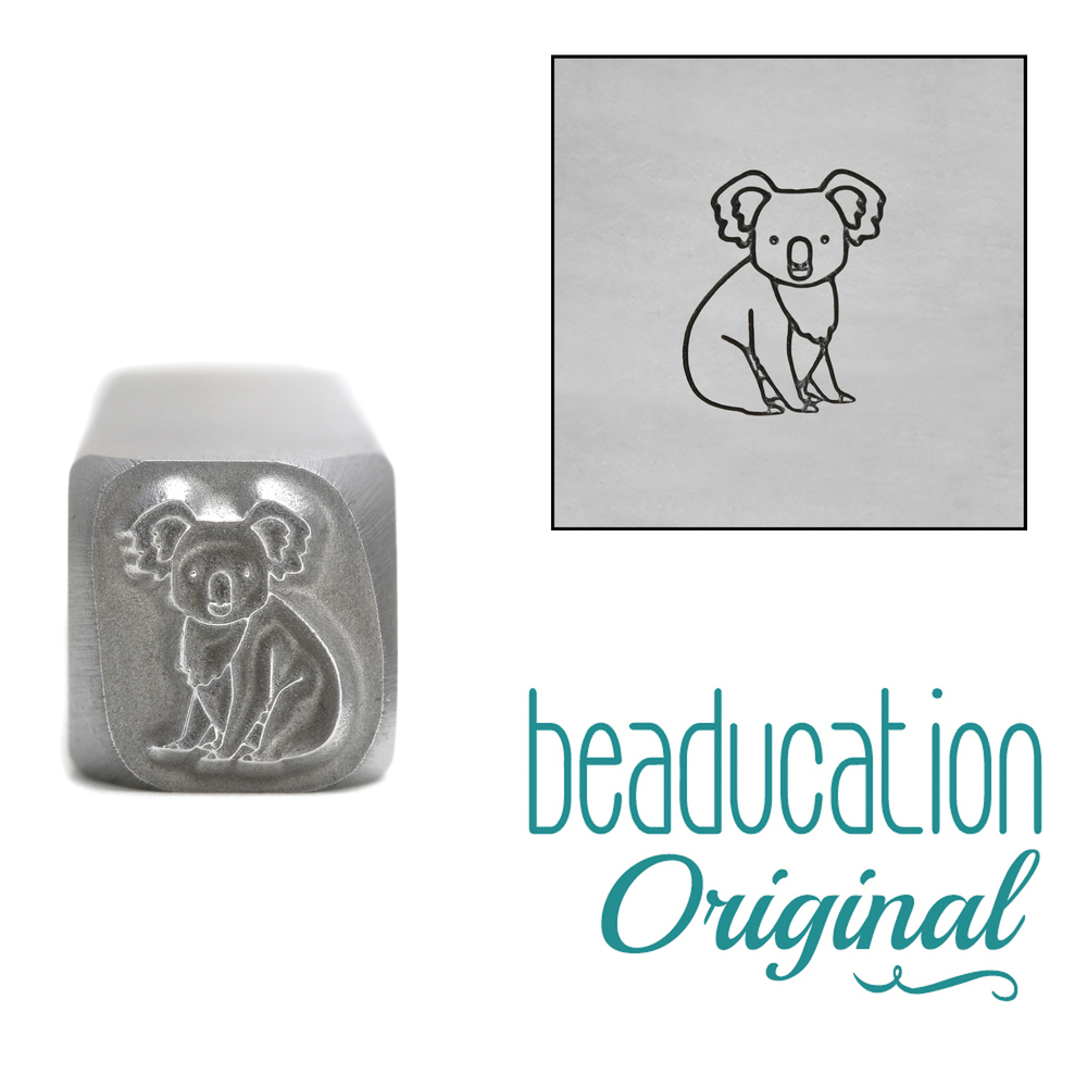 Metal Stamping Tools Koala Metal Design Stamp, 7.5mm - Beaducation Original